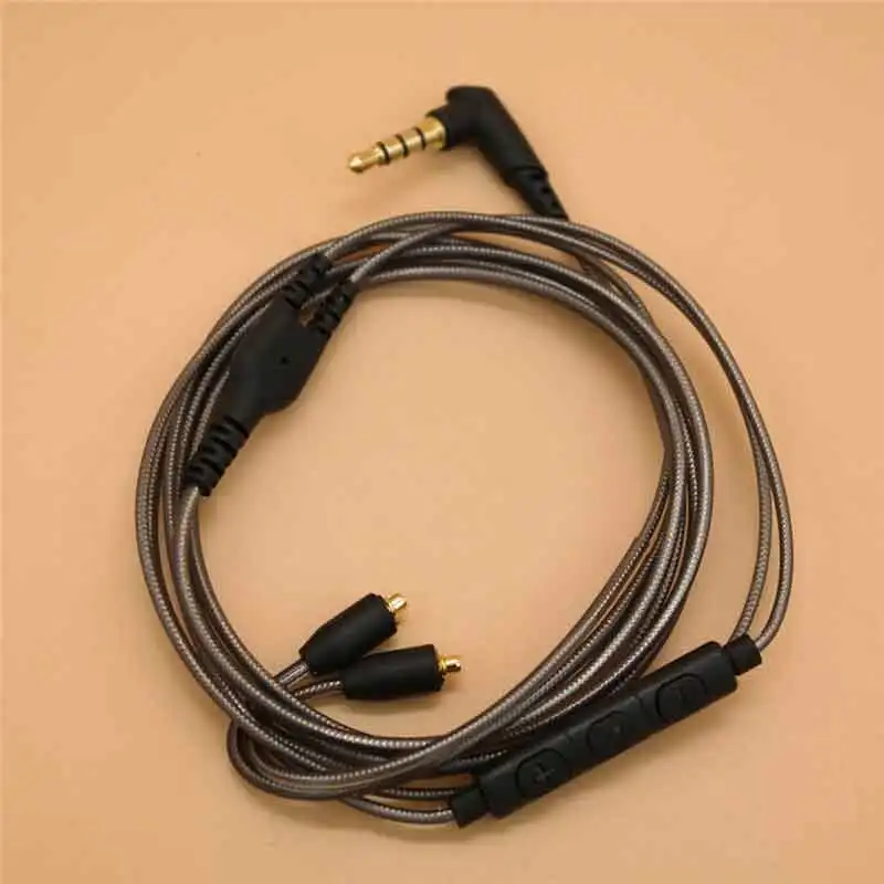 Кабель MMCX для Shure SE215 SE425 SE535 SE846 UE900 сменный шнур порта провод наушников с