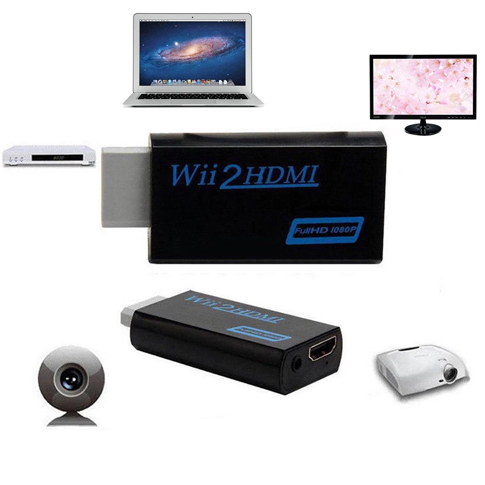 HDMI конвертер Поддержка FullHD 720P 1080P 3,5 мм аудио для 2HDMI адаптер преобразования
