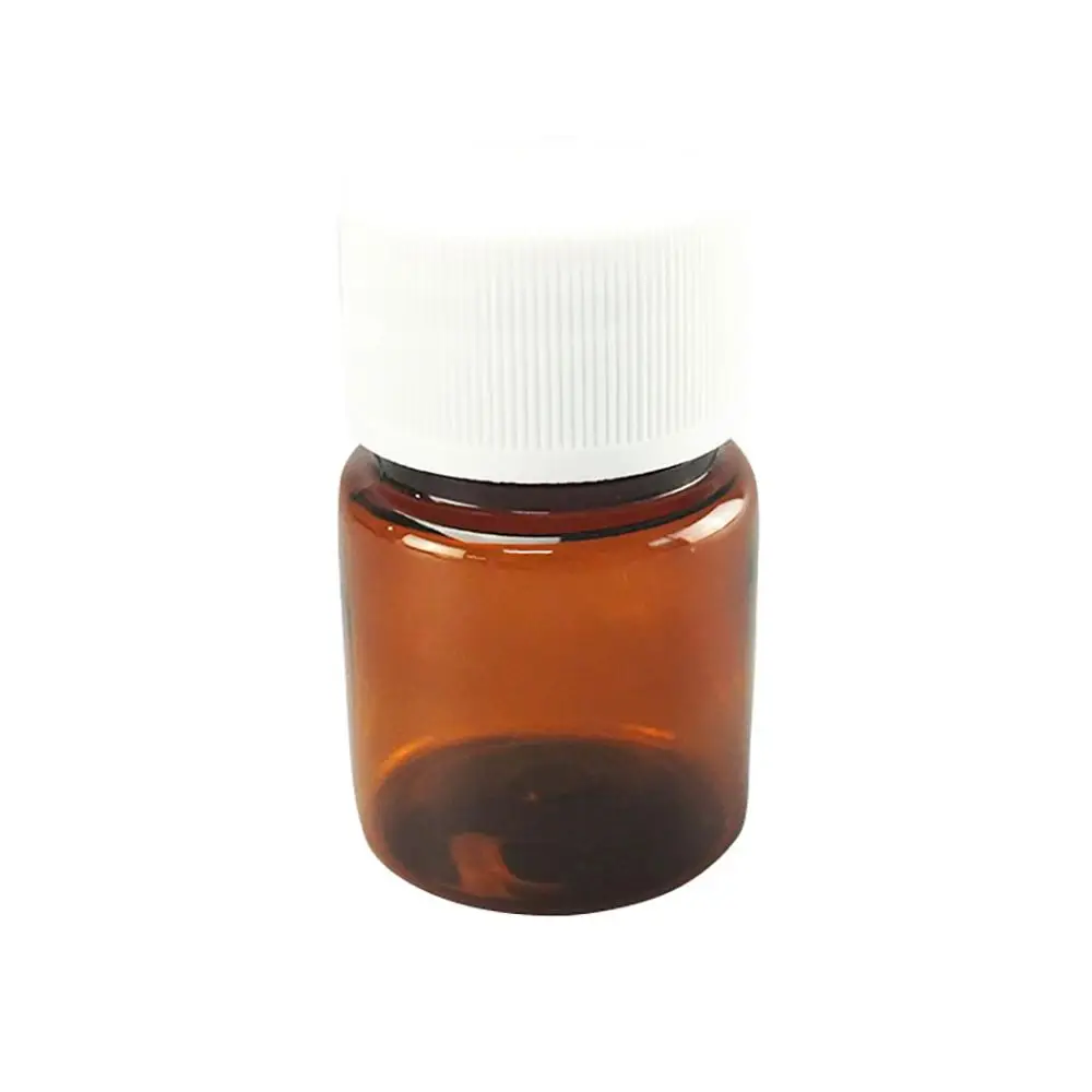 Laboratory Solid Reagent Bottle Portable PET Chemical Reagent Bottles Experiment Supplies Vial 15ml-80ml