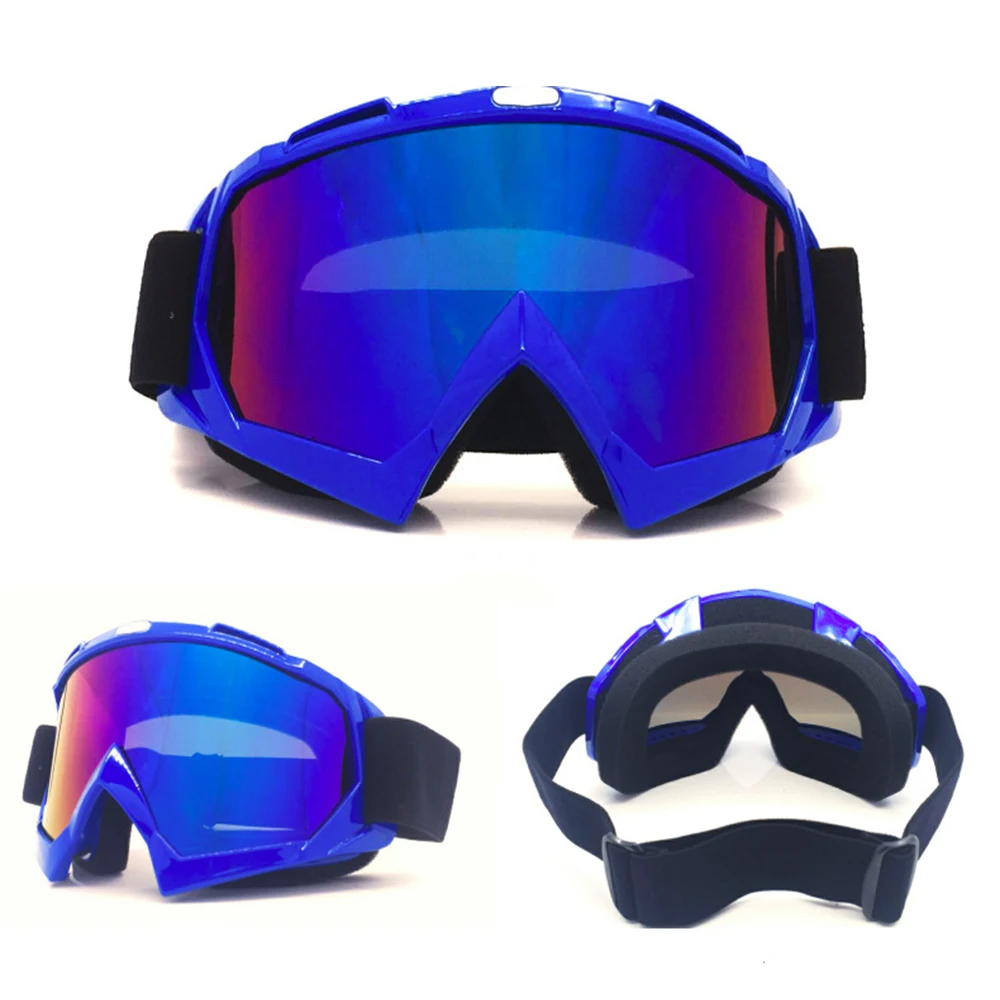 Dustproof Racing Goggles Glasses Racing Goggles Glasses Universal DH Motocross Glasses Road Dirt Waterproof Fog TPU PC Pratical