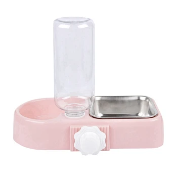 

1Pcs Automatic Pet Feeder Water Dispenser Cat Dog Drinking Bowl Dogs Food Bowls Feeder Dish Puppy Cat Feeding Bowl Pet Products