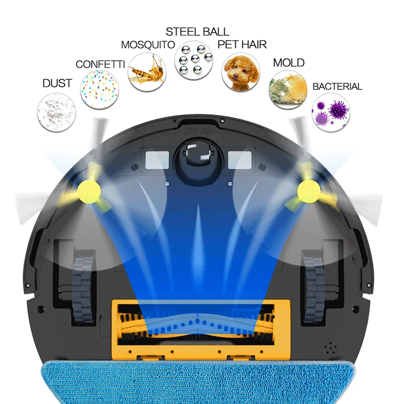 NEATSVOR X500 Robot Vacuum Cleaner 3000PA Poweful Suction 3in1 pet hair home dry wet mopping cleaning robot Auto Charge vacuum 2 NEATSVOR X500 Robot Vacuum Cleaner 3000PA Poweful Suction 3in1 pet hair home dry wet mopping cleaning robot Auto Charge vacuum 2