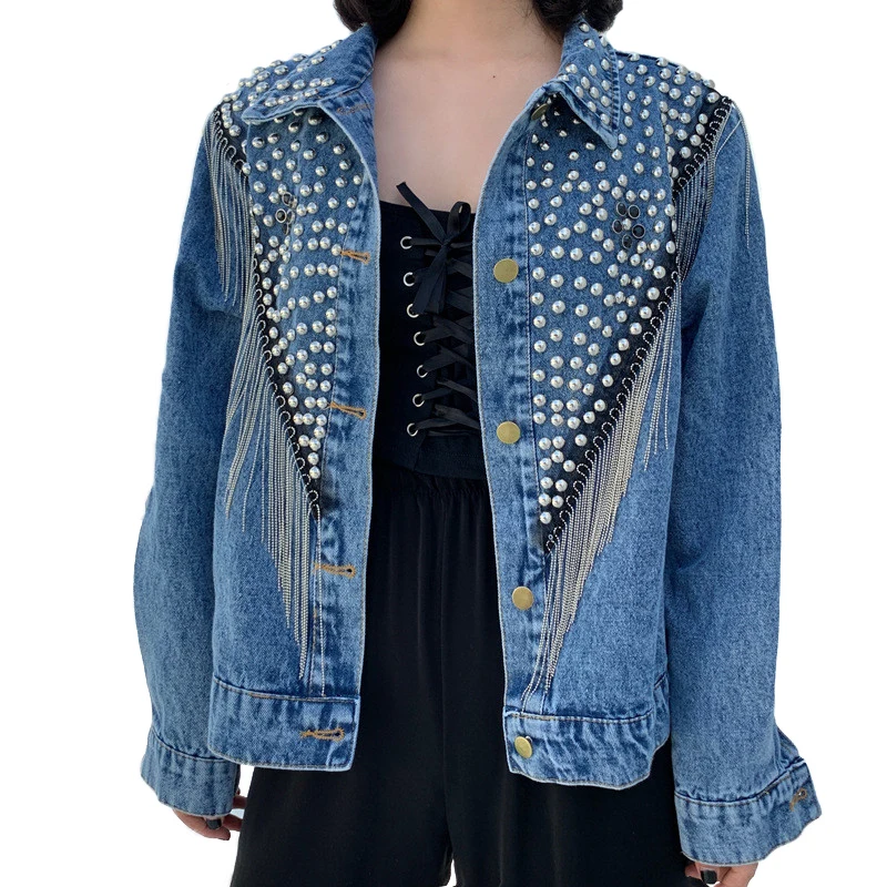 denim diamond jacket