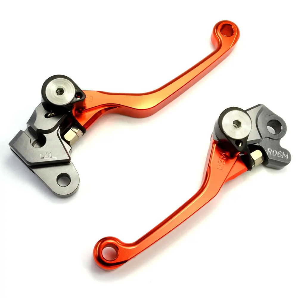 

New style Motorbike CNC Orange Folding handle Brake Clutch Lever For KTM 65SX 105SX 2004-2011 85SX 2003-2011 Dirt Bike Motocross
