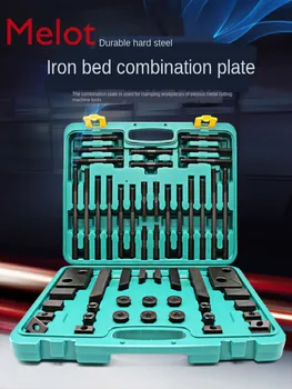 

Milling Machine Combination Plate 58-Piece Hapden Universal Fixture Pressing Plate M8 M8 M8 M8 M16 M20 Kit Tool Hot Sale