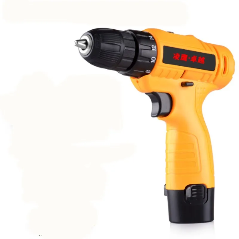 

12V Lithium Rechargeable Electric Drill Set Pistol Drill Electric Screwdriver Household Electric Drill Multi-functional Suit Too