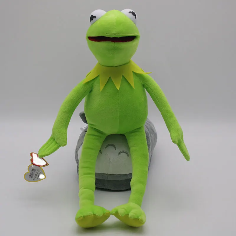 Специальное предложение 40 см Gustavo плюшевые игрушки Улица Сезам мягкие лягушки плюшевые игрушки Gustavo Прямая Праздничные подарки для детей