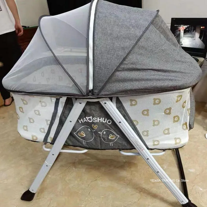 Колыбель качалка 2 в 1 для новорожденных колыбель путешествий с регулируемой