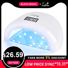 SUN1S ногтей светодиодные лампы УФ-Сенсор 365nm Vernis гель ногтей Уход Инструмент 48 Вт/24 Вт переключатель Сушилка для ногтей для гель для ногтей машина