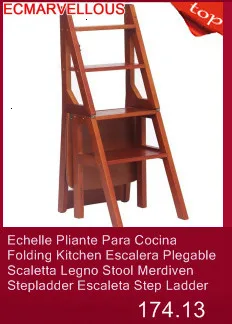 Детский табурет для ванной комнаты Sgabelli Cucina Scaletta Legno Merdiven Stepladder Chair Escabeau