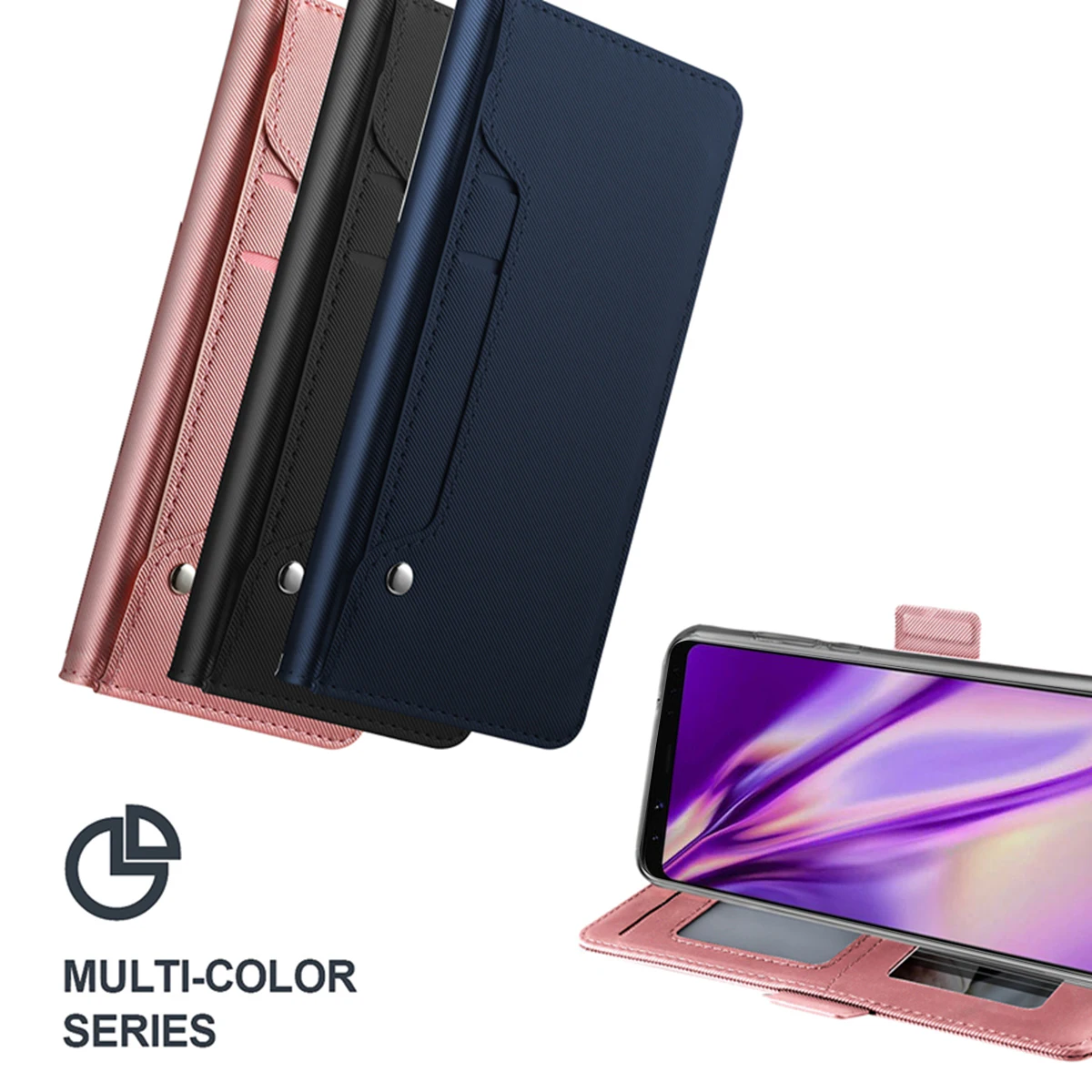 Для Google Pixel 4 XL/4 Чехол из искусственной кожи чехол-кошелек флип-чехол с подставкой с зеркалом и отделениями для карт противоударный чехол с защитой от царапин