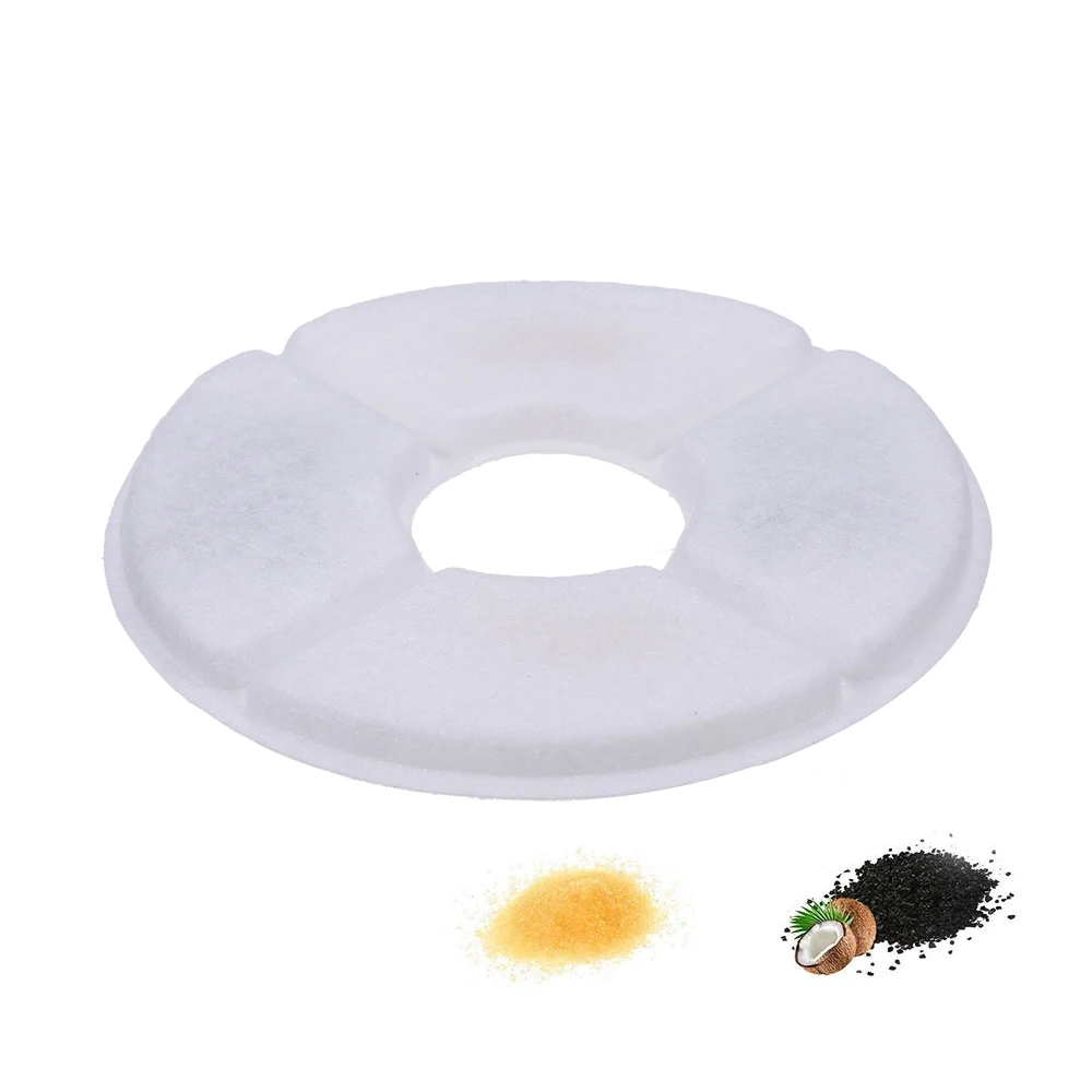 1/6/8/12pcs Cat Dog Water Fountain Filters Replacement Activated Carbon Filter For Pet Automatic Drinking Fountain Dish Filter