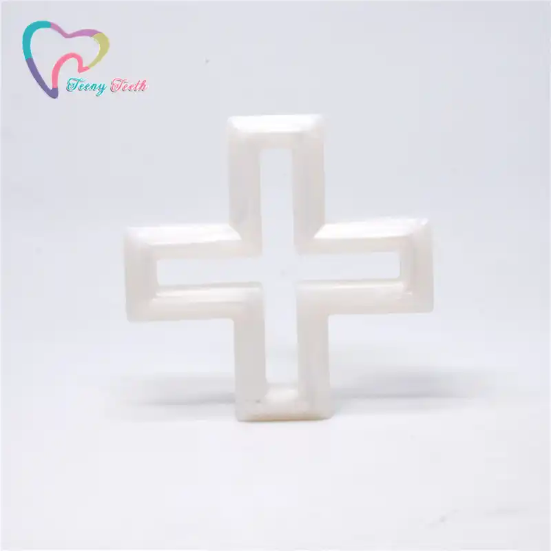 silicone cross teether