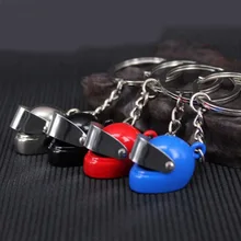 Творческий брелоки для пар стиль брелоки для пар автомобильный брелок для ключей брелок в виде шлема активности подарков