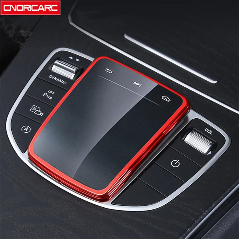 Car Styling Multimedia Mouse Protection Film Decoration Cover Trim For Mercedes Benz W205 W213 X253 GLC C E Class 2019 2020 | Автомобили и
