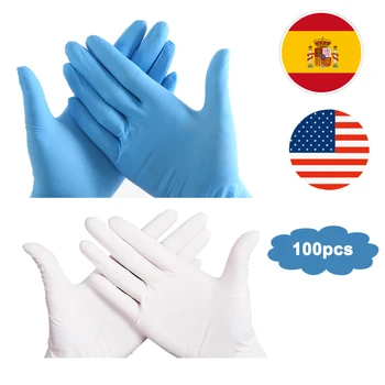 

Spain Fast Shipping Disposable Nitrile Gloves, Non-Toxic, Food Safe, Allergy Free For Food Beauty Household Industrial