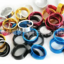 Горный велосипед стволовых шайба передняя вилка Алюминий сплав шайба велосипедная рулевая колонка шайба бэк оборудование для колец аксессуары