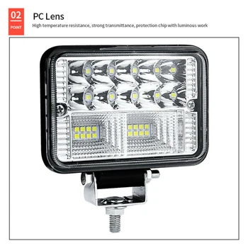 

Dustproof LED Work Light Flood Pods Driving Off-Road Tractor Lamp 6000LM