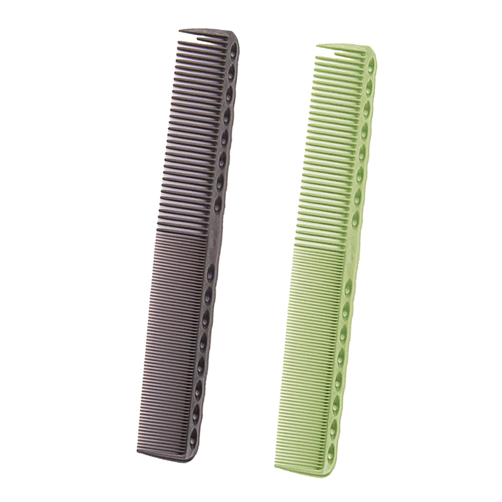 2pcs Professional Barber Hairdressing Comb Hair Cutting Styling Combs