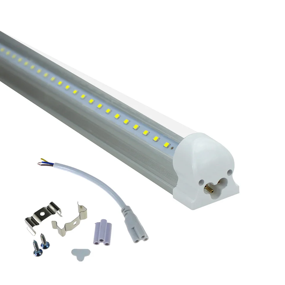 12V Integrated LED tube, 2ft, 6000K, Clear finish