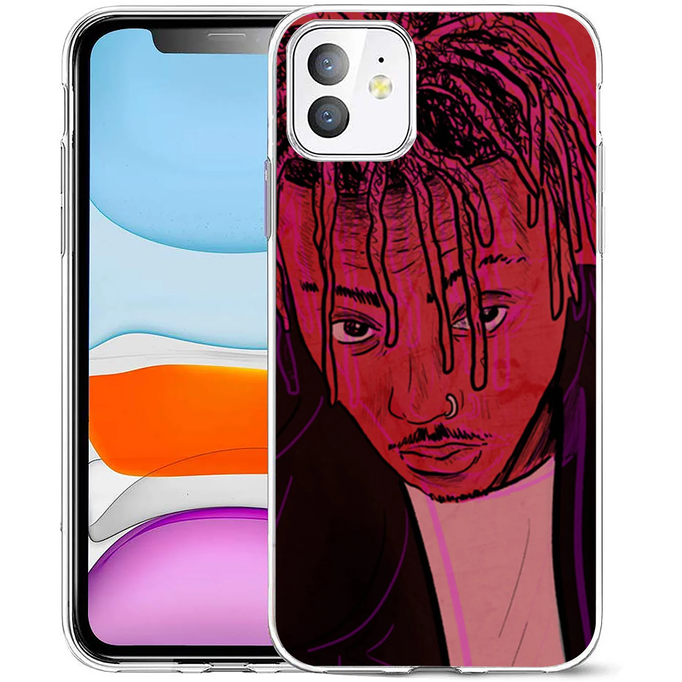 Мягкий силиконовый чехол Rap POP Juice WRLD 999 для Apple iPhone 11 Pro X XR XS Max 6 6S 7 8 Plus 5 5S SE 10 TPU чехол для телефона s - Цвет: 6