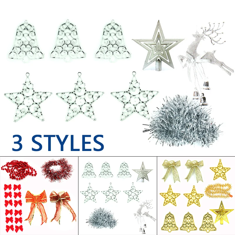16/10/9pcs Christmas Tree Ornament Hooks Door Window Cabinet Gold/Silver/Red Adding An Atmosphere
