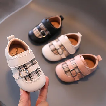 

0-2 years baby girl shoes fashion autumn white toddler princess leather shoes little female single shoes non-skid