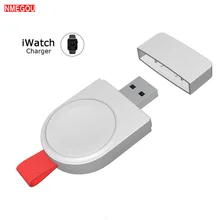 MFi сертифицированное магнитное Беспроводное зарядное устройство для Apple Watch Series 1 2 3 4 Портативная зарядка через Usb Индукционная подставка для зарядного устройства IWatch