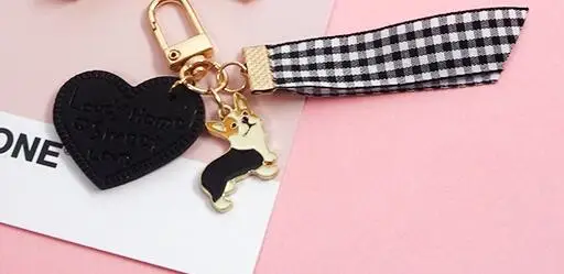 

New 10 set Cartoon Dogs cute Keychain Jewelry Accessories Key Chains Pendant Gifts Favors