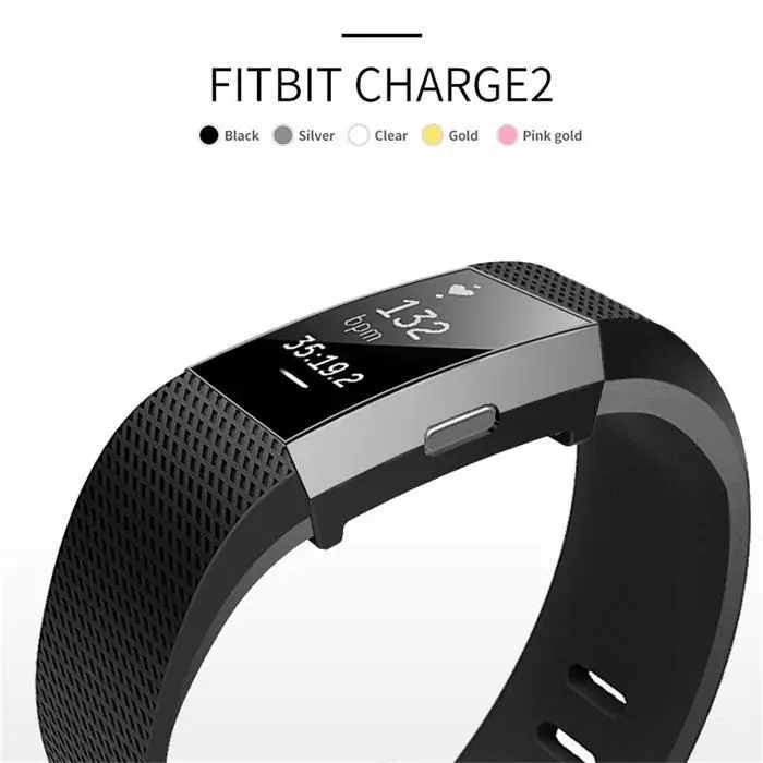 Ультратонкий Мягкий ТПУ Смарт-часы защитный кожух для FitBit Charge 2