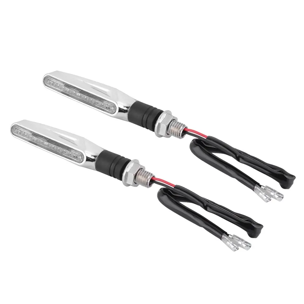 Новейший 2 шт. Универсальный светодиодный индикатор поворота для мотоцикла