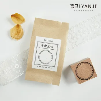 

Text Planet Constellation DIY Creative Cute Fun Vintage Wooden Stamp Diary Calendar Scrapbook Student Stationery Office Supplies