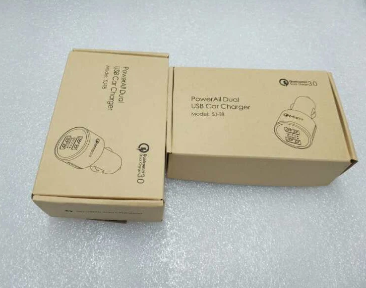QC3.0 USB Автомобильное зарядное устройство 18 Вт Быстрая зарядка для смартфона двойной USB прикуриватель супер быстрое автомобильное зарядное устройство для мобильного телефона