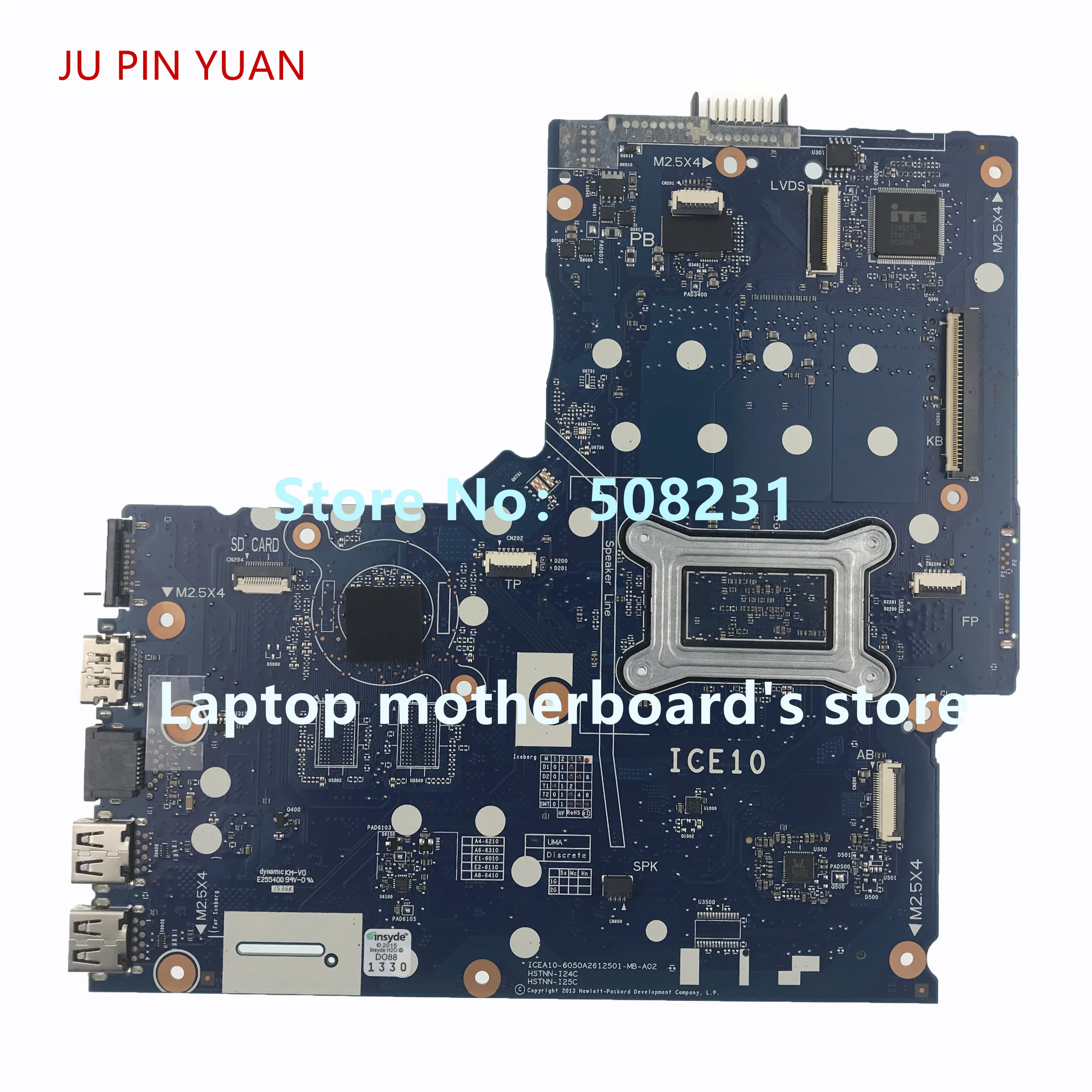 Black Friday  JU PIN YUAN 777340-001 777340-501 777340-601 for HP 355 G2 series laptop motherboard with A8-6410 6