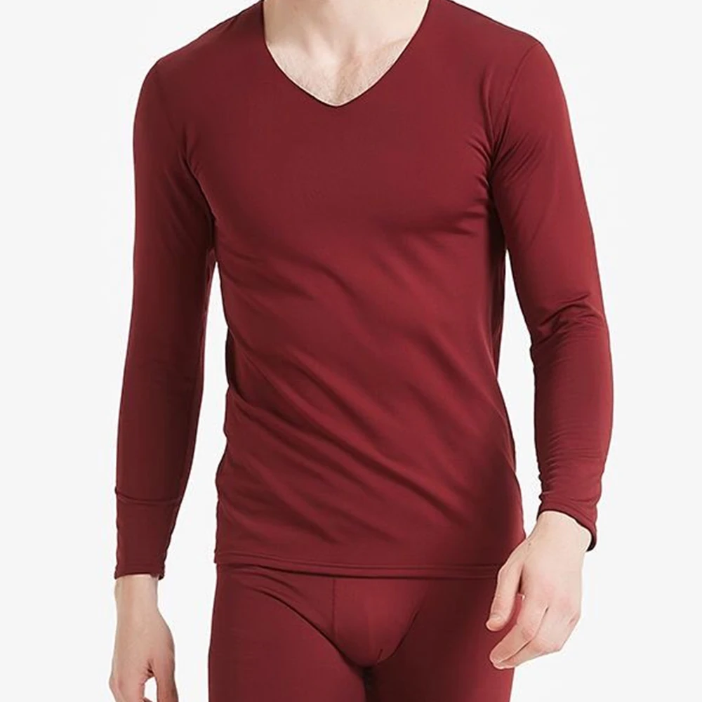 Long Johns For Male Female Warm Thermal Underwear 2 Piece/Set Clothing Men Woman Winter Thermal Suit 37-degree Thermostat Thin men's thermal underwear sets