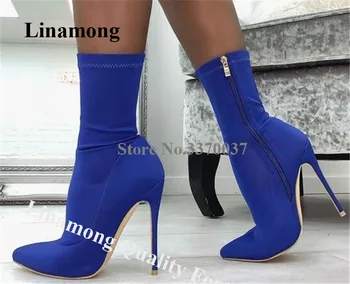 yellow stiletto boots