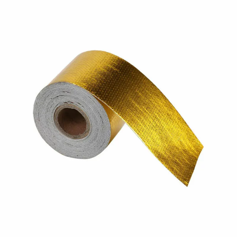 

High Temperature Aluminum Foil Tape Heat Shield Wrap 15 feet x 2 inches 1Roll of