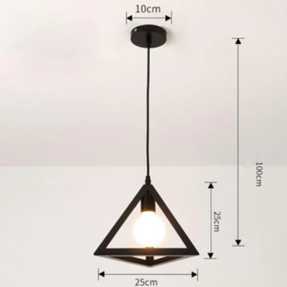 Vintage Ceiling Lamps Chande-lier 110 /220V Retro  Ceiling Light for Corridor Aisle Porch Balcony E27 Home Lights Cage Fixture