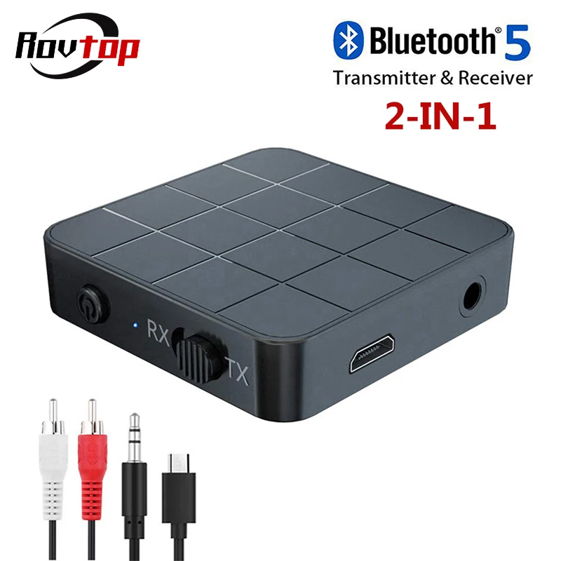 2 в 1 Bluetooth 5,0 аудио передатчик приемник 3,5 мм стерео автомобильный Bluetooth приемник беспроводной адаптер для ТВ автомобильный динамик Z4