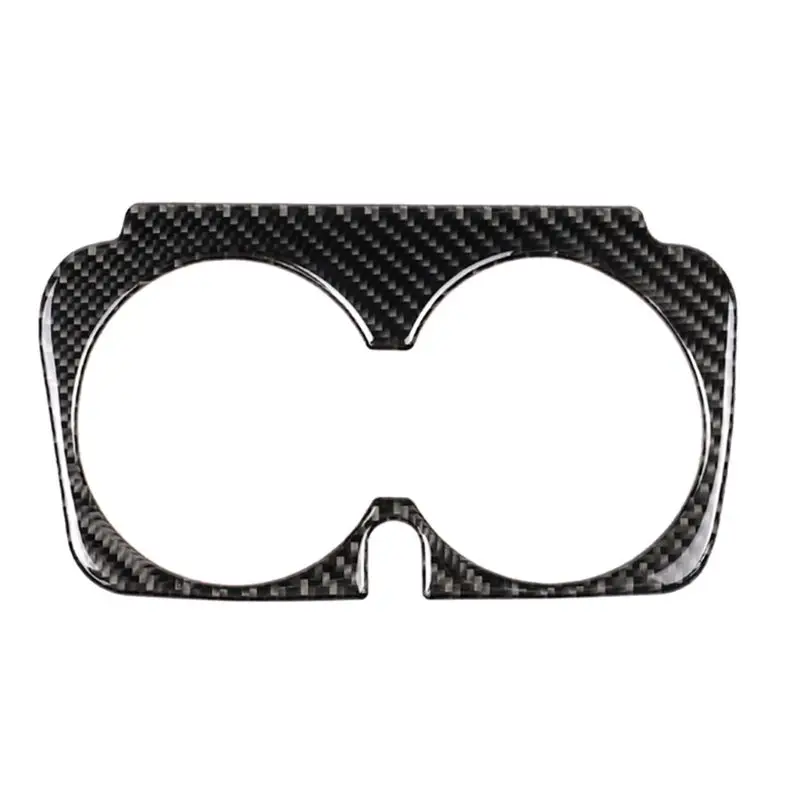 

Car Styling Carbon Fiber Water Cup Holder Frame Trim Sticker For Mercedes Benz C