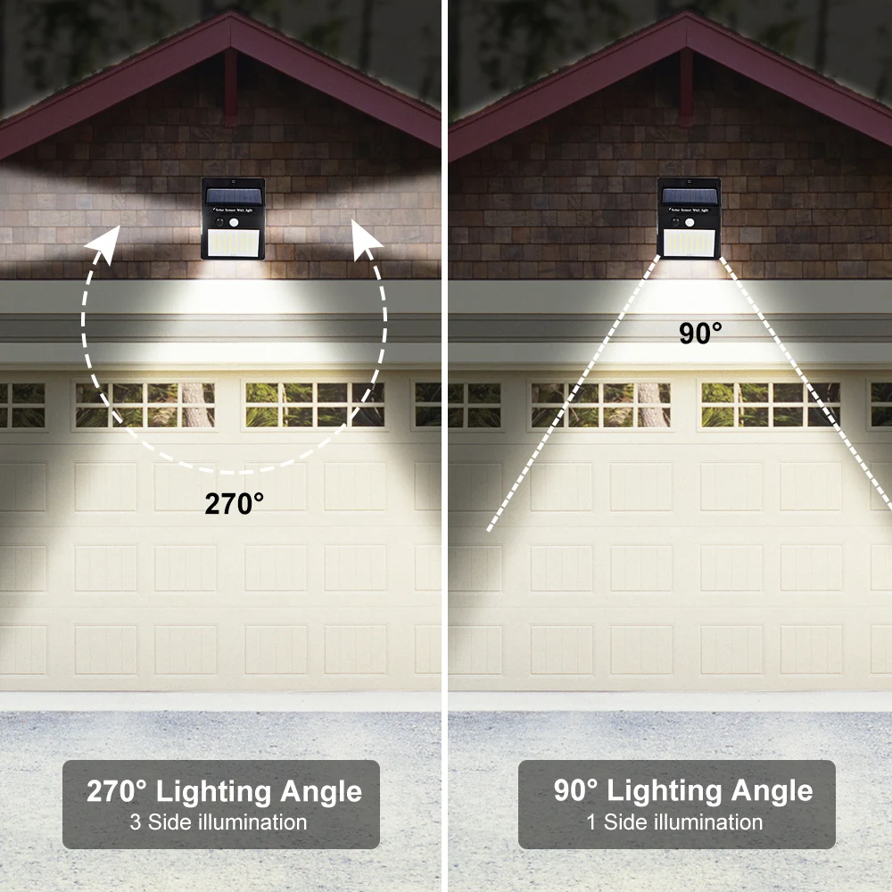 1/2/4pcs 100 LED Solar Light Outdoor Waterproof 3-side Solar Sunlight Powered Lamp PIR Motion Sensor Wall Lamp for Garden Decor 1/2/4pcs 100 LED Solar Light Outdoor Waterproof 3-side Solar Sunlight Powered Lamp PIR Motion Sensor Wall Lamp for Garden Decor