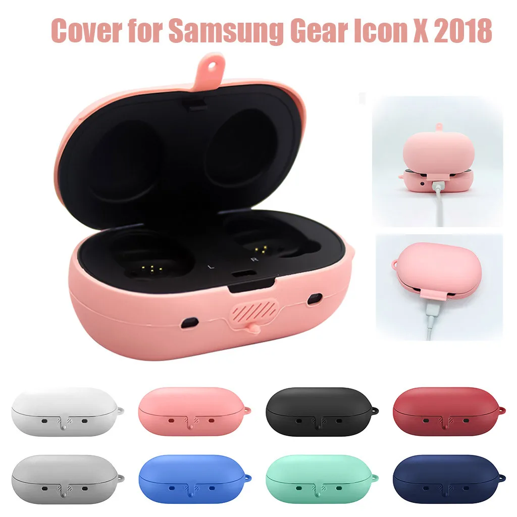 Силиконовый водонепроницаемый чехол для Samsung Gear Icon X 2018 Bluetooth Беспроводная сумка