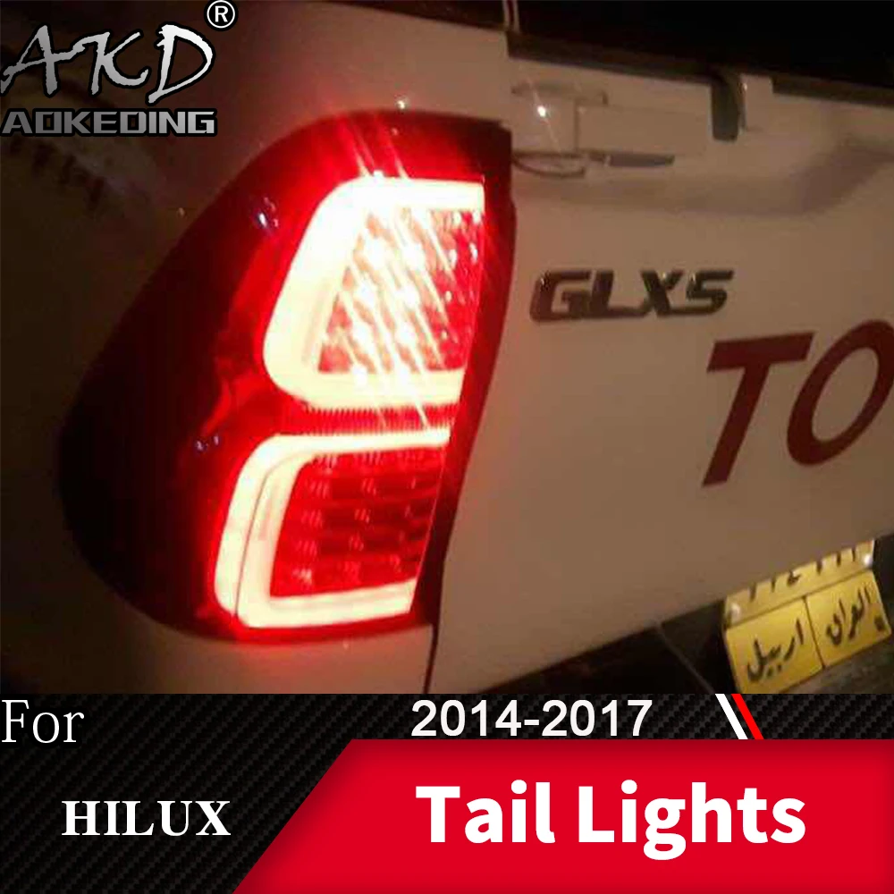 Задний фонарь для автомобиля Toyota Hilux- Revo светодиодный задний фонарь Противотуманные фары Дневные ходовые огни DRL тюнинг автомобильные аксессуары