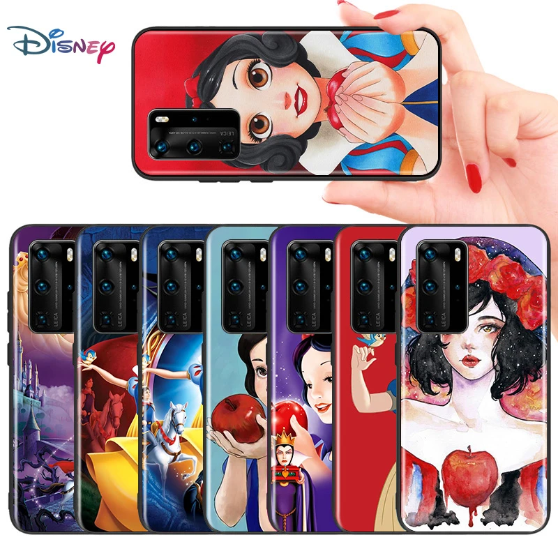 Disney Cartoon Animation Snow White Seven Dwarfs For Huawei Mate 10 20 X 30  40 RS Lite 5G P Smart S Z Pro Plus Black Phone Case|Phone Case & Covers| -  AliExpress