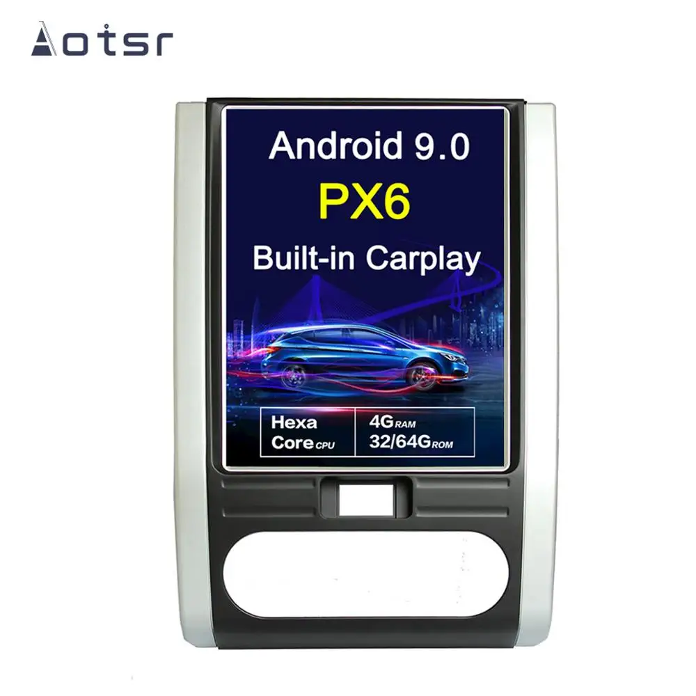 Android 9,0 Tesla стиль вертикальный экран автомобиля gps навигация для NISSAN X-TRAIL Qashqai 2007+ головное устройство мультимедиа радио плеер