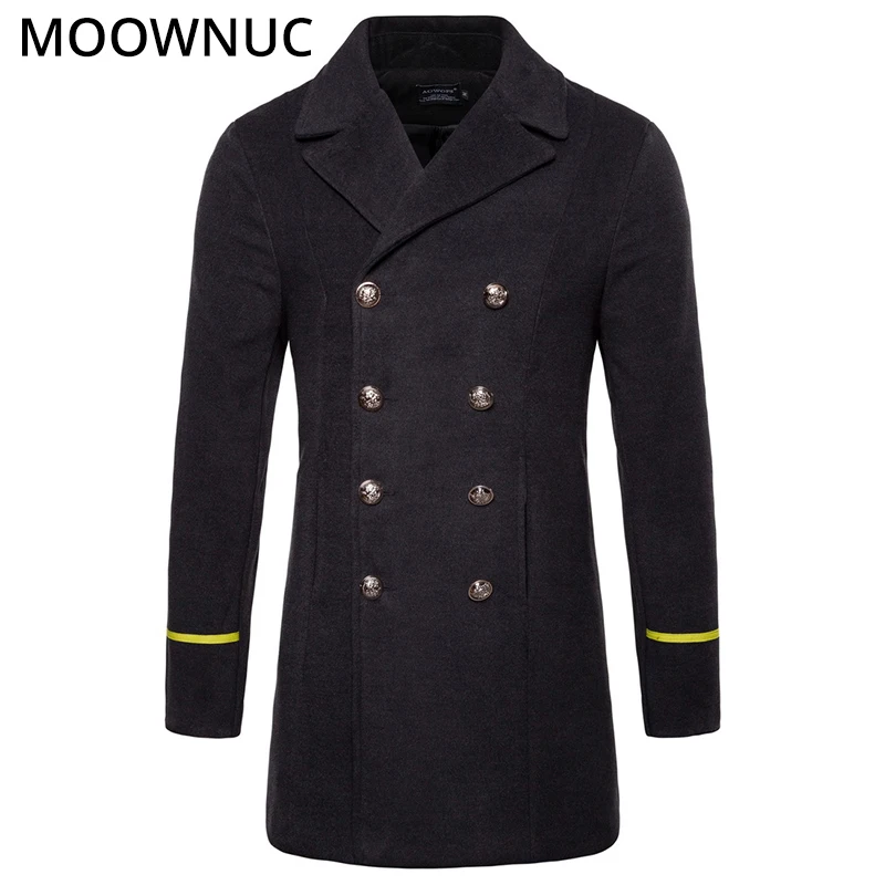 Men's Coats Male Woollen Overcoat Slim Business Smart Casual Thick Autumn Winter Fashion Blends Brand Men's Clothes MOOWNUC MWC Men's Coats Male Woollen Overcoat Slim Business Smart Casual Thick Autumn Winter Fashion Blends Brand Men's Clothes MOOWNUC MWC