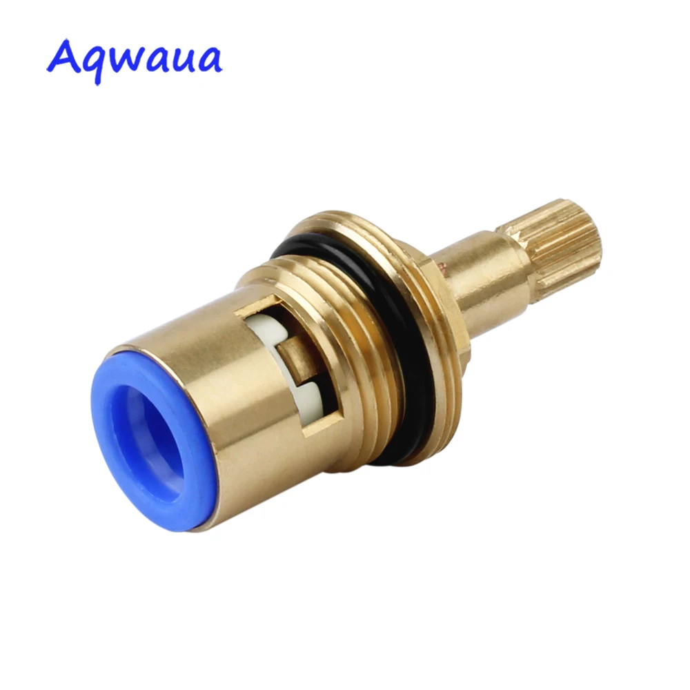 Ceramic disc faucet cartridge spout brass replacement part for water mixer tap inner valve core