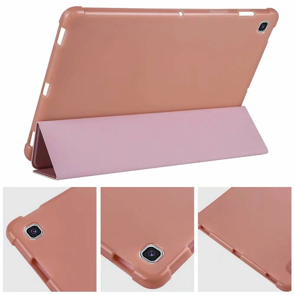 Чехол для Samsung Galaxy Tab S5e 10,5 SM-T720 SM-T725 T720 T725 Смарт Мягкий противоударный чехол для Tab S5E 10,5 T720 T725+ Защитная пленка на экран+ подставка для ручек