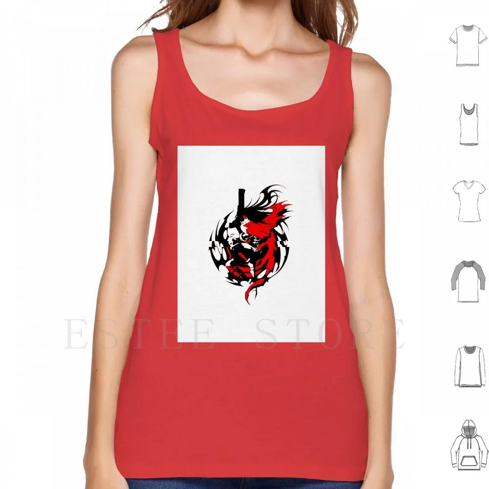 Final Fantasy Vincent Valentine Canotte Vest Final Fantasy Vii Vincent Valentine Vincent Valentine Dirge Of Cerberus