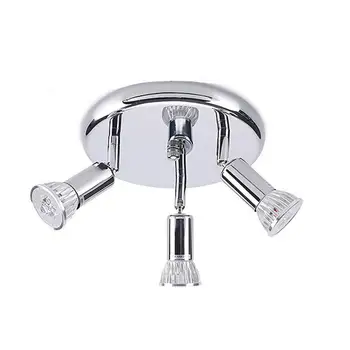 

3 Lights 9w Recessed LED Spotlight Gu10 Rotatable Recessed Ceiling Spotlight Spotlight Spotlight Adjustable Cabinet Round G4Z5
